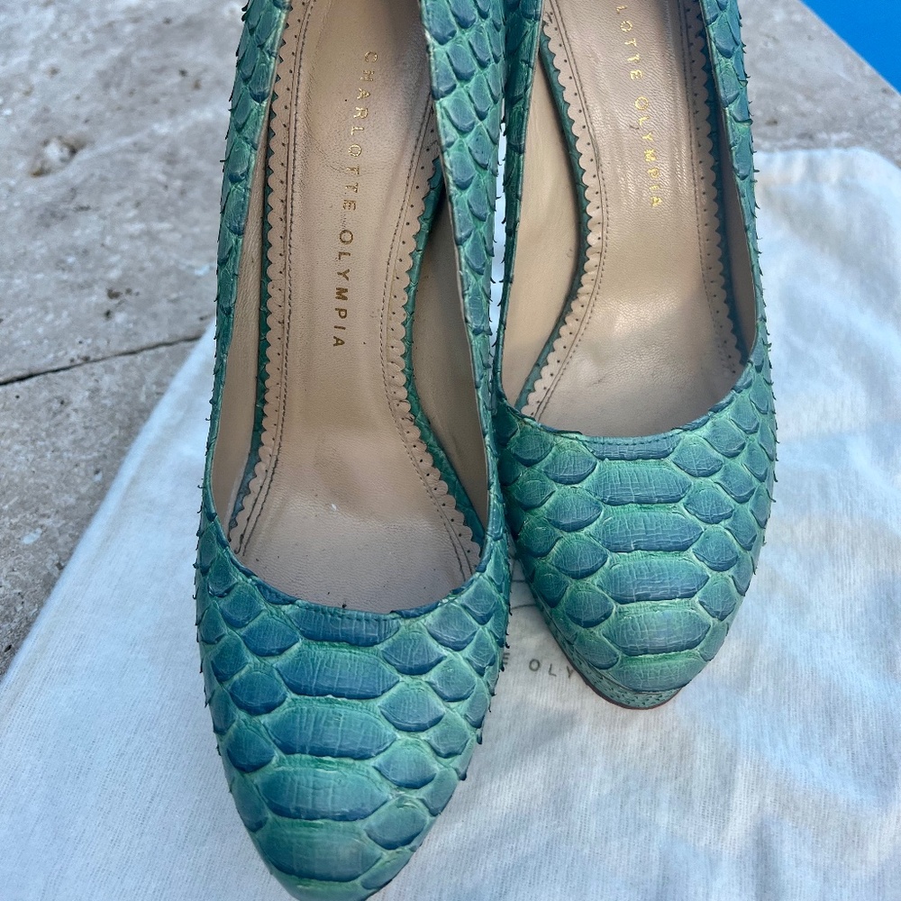 Charlotte Olympia Python Heels - Picture 15 of 15